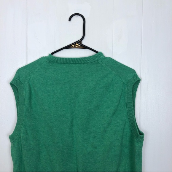 Brooks Brothers Supima Cotton Knit V-Neck Sweater Vest Sz L - Picture 6 of 7